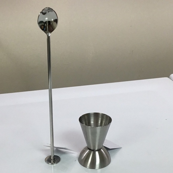 Other - Stainless Steel Jigger and Stirrer Set